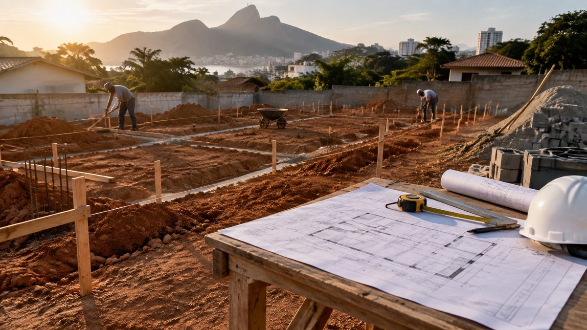 Como planejar uma obra do zero: etapas e ordem dos serviços